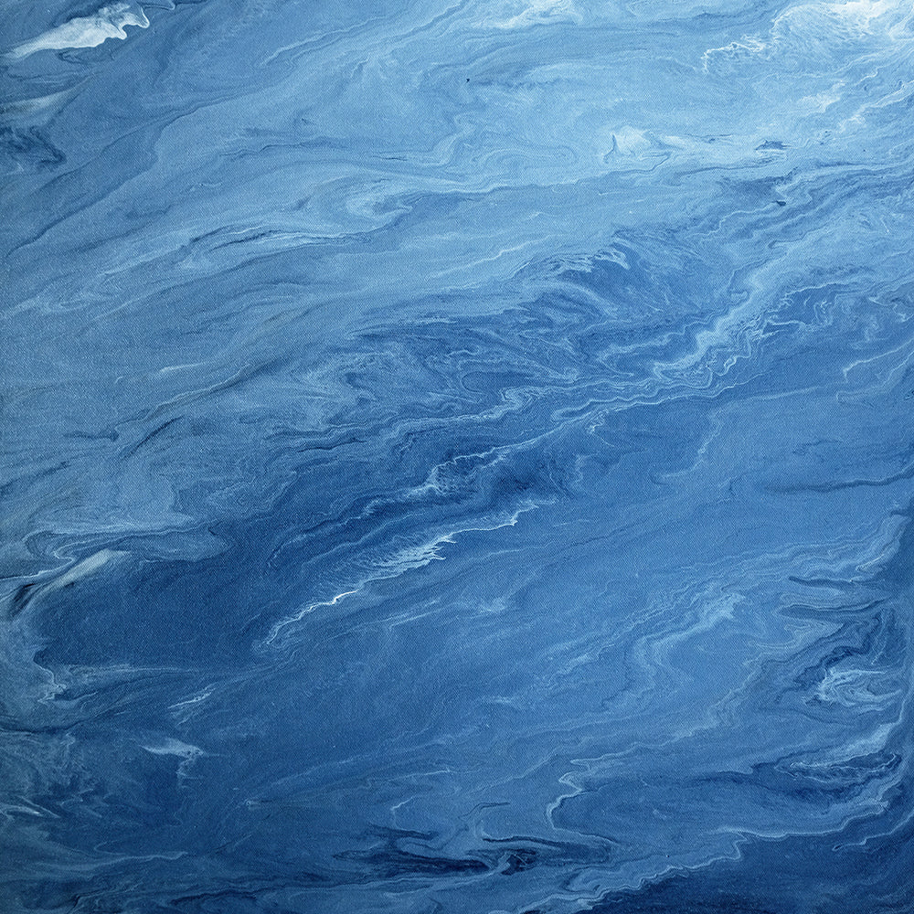 Ocean II - Ocean Abstract Acrylic Painting - Art Print