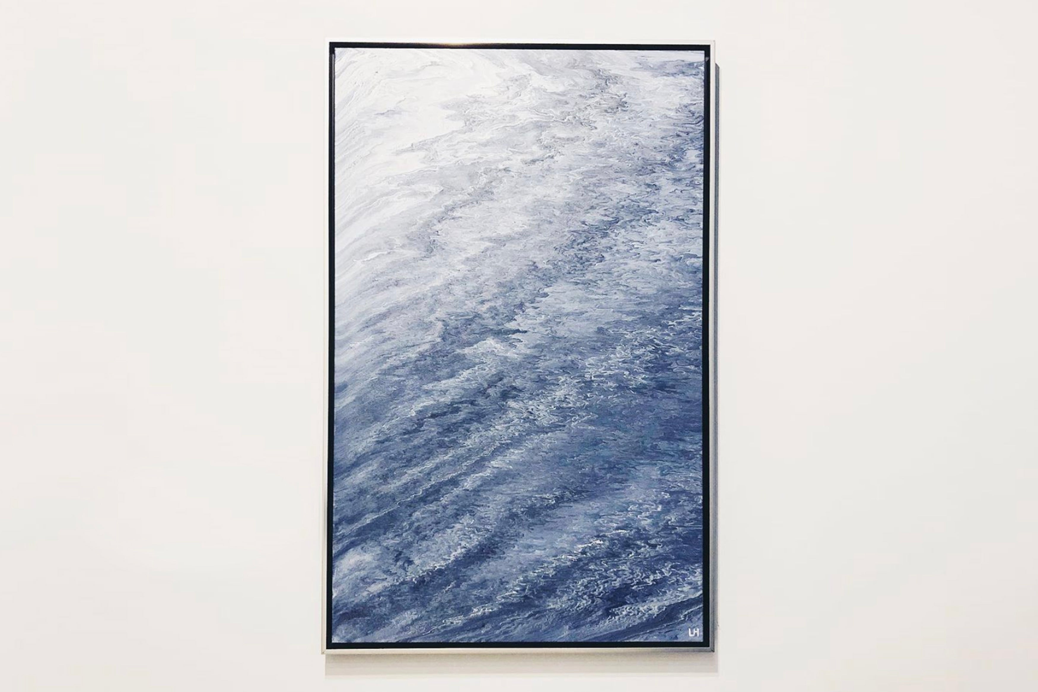 Ocean Abstract Acrylic Painting - Art Print